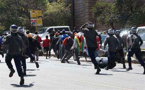 Dozens Arrested In Zimbabwe Protests