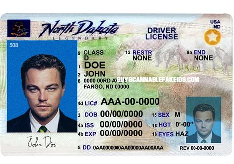 North Dakota Fake Driver License Scannable Buy Scannable Fake Id