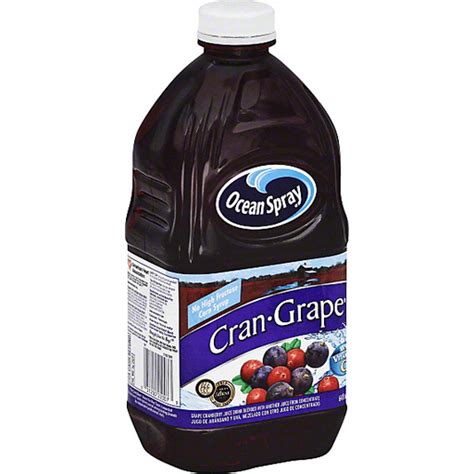 Ocean Spray Juice Drink Cran Grape Cranberry Carlie Cs
