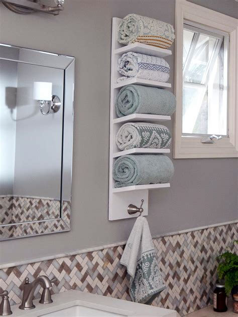 Diy Bathroom Towel Rack Ideas Artcomcrea