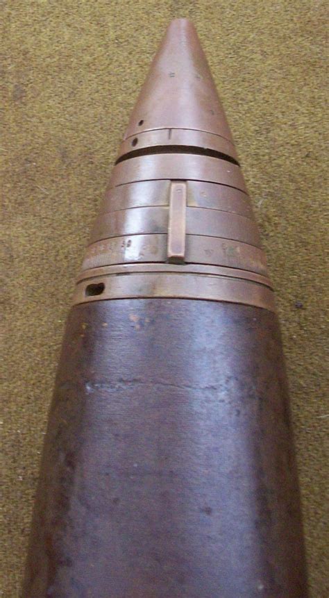 Japanese Type 90 7cm 75mm He Anti Aircraft Projectile And Shell