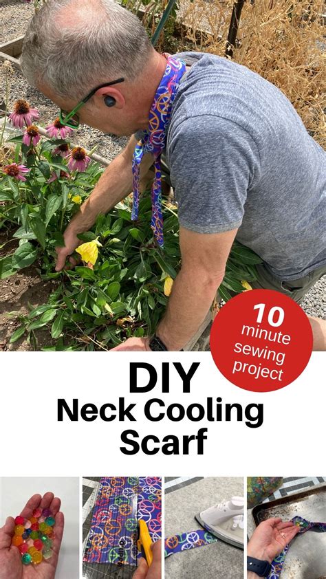 Diy Neck Cooling Scarf Easy Sewing Tutorial You Make It Simple