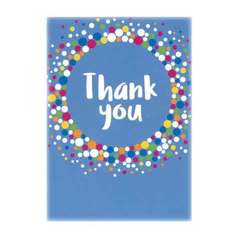 This acknowledges that their ability to help may be limited (or nonexistent), but it is courteous nonetheless. Thank you cards - blue (6 pack) | Girlguiding Shop