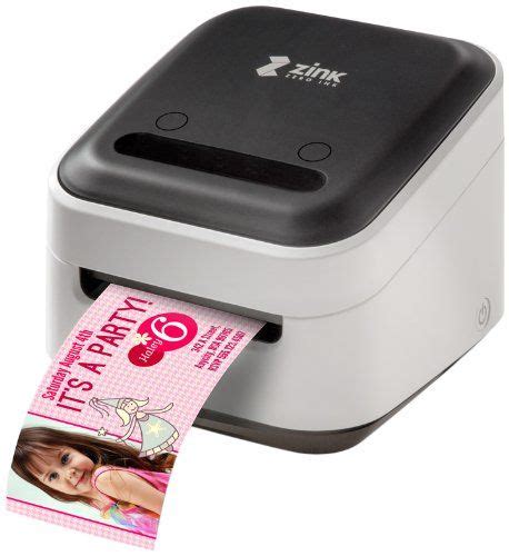 Zink Happy Smart App Printer Featuring Zink Zero Ink