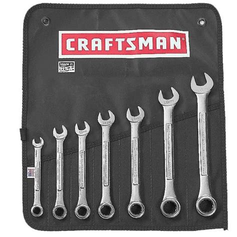 Worth Taking A Look Craftsman 7 Pc Combination Metric Ratcheting Wrench