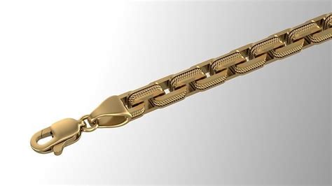 Chain Bracelet 3d Model 3d Printable Cgtrader