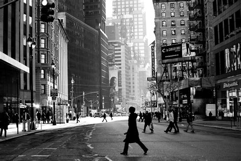 Street Life On Broadway New York City Posters By Danwa Redbubble