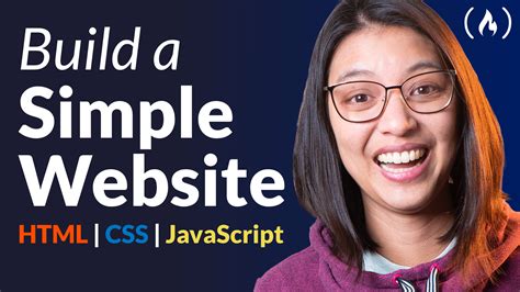 Create A Simple Website With Html Css Javascript