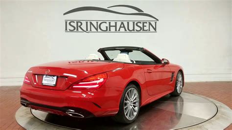 2017 Mercedes Benz Sl 450 Convertible In Mars Red 044748 Youtube