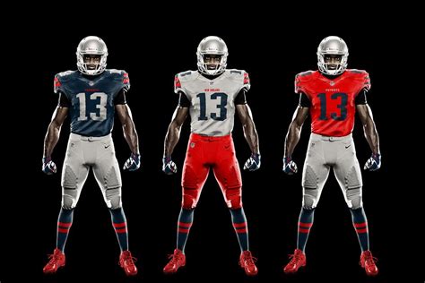 New England Patriots Uniform Concepts Football Uniforms Team Uniforms