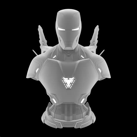 Archivo Stl Busto Iron Man Mark 50・plan De Impresora 3d Para Descargar