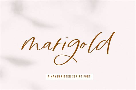 Marigold Handwritten Script Font Stunning Script Fonts Creative