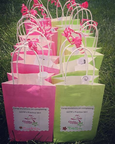 Swag Bags For The Girls Practice 5k Girlsontherun Gotr