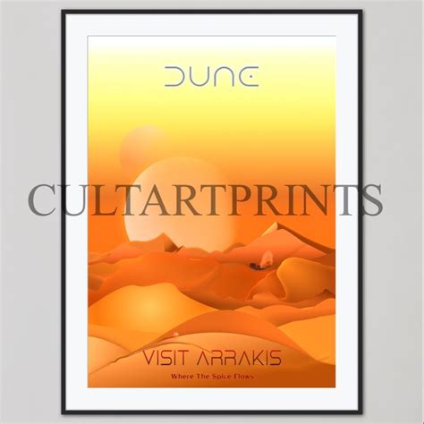Dune Visit Arrakis Print Digital And Physical Dune Arrakis