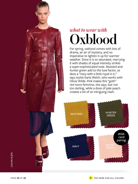 Oxblood Colour Combinations Fashion Color Combinations For Clothes