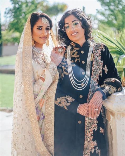 Law Office Of Satish Swami Indian Pakistani Lesbian Couple Get Married With One Bride Wearing