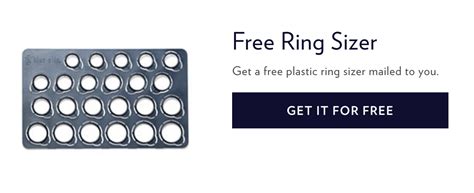 Free Ring Sizer From Blue Nile Free Stuff In Canada