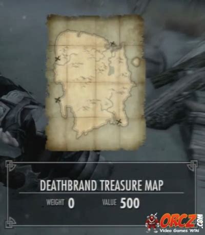 How to start deathbrand quest. Skyrim Dragonborn: Deathbrand Treasure Map - Orcz.com, The ...