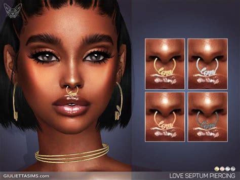 Edgy Sims Piercings CC Updated January We Want Mods