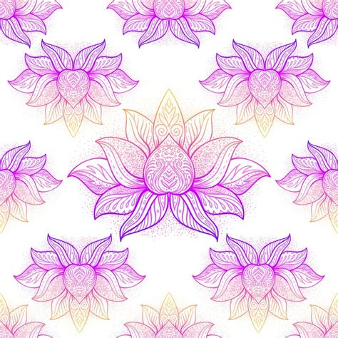 Lotus Flower Sacred Geometry Symbol With All Seeing Eye Over In Acid