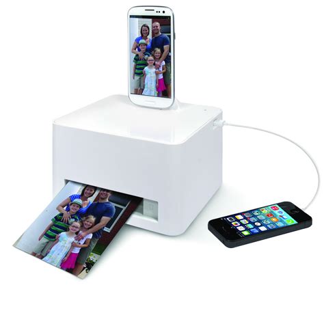 Frames are lightweight so we're able to use 3m products stuck to the wall! Android Smartphone Photo Printer - Hammacher Schlemmer