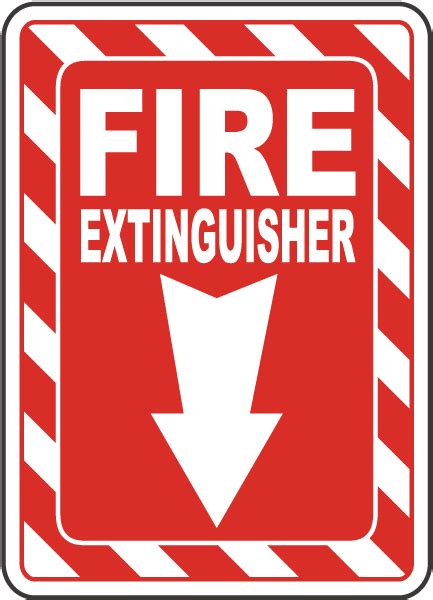Fire Extinguisher Sign A5036 By
