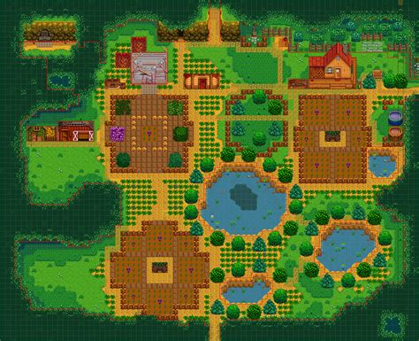 Stardew Valley Forest Farm Layout Planner Design Talk