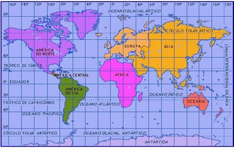 Clases De Ciencias Sociales Mapas De Los Continentes