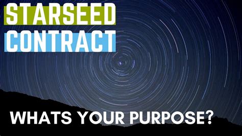 Starseed Contract Explained Why Are Starseeds Here What