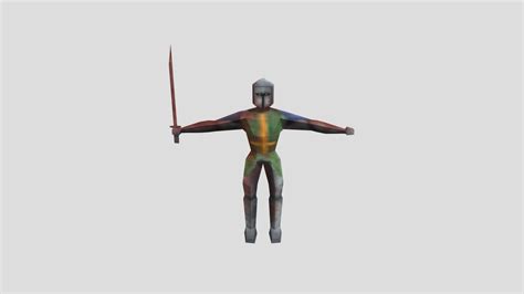 Low Poly Knight 3d Model By Jeppehn1 5618a7b Sketchfab