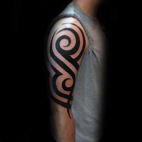 75 Half Sleeve Tribal Tattoos For Men Masculine Design Ideas