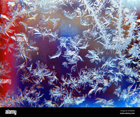 Ice Crystals Window Hi Res Stock Photography And Images Alamy
