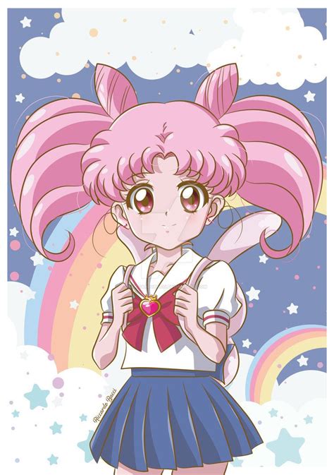 Chibiusa Tsukino By Riccardobacci Sailor Moon Wallpaper Sailor Mini