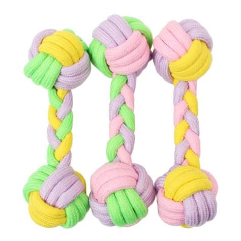 Pet Toys For Dog Funny Chew Knot Cotton Bone Rope Puppy Dog Toy Pets