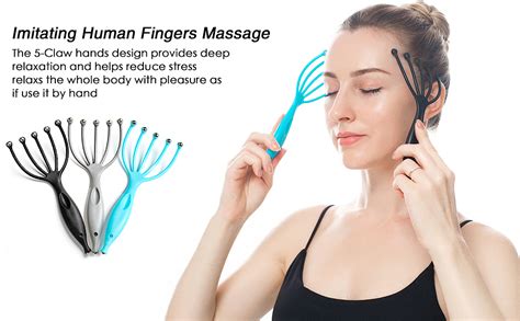 Lyanxinlei Head Massagerprotable Handheld Spa Scalp Massage Tool For Deep