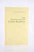 LEVY : Les derniers Jours de Charles Baudelaire - Signiert - Edition ...