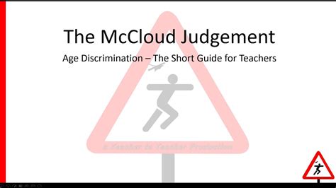 Teacher Pensions And The Mccloud Judgement Youtube