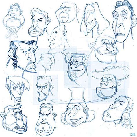 Diseño De Personajes Bocetos Memdesign