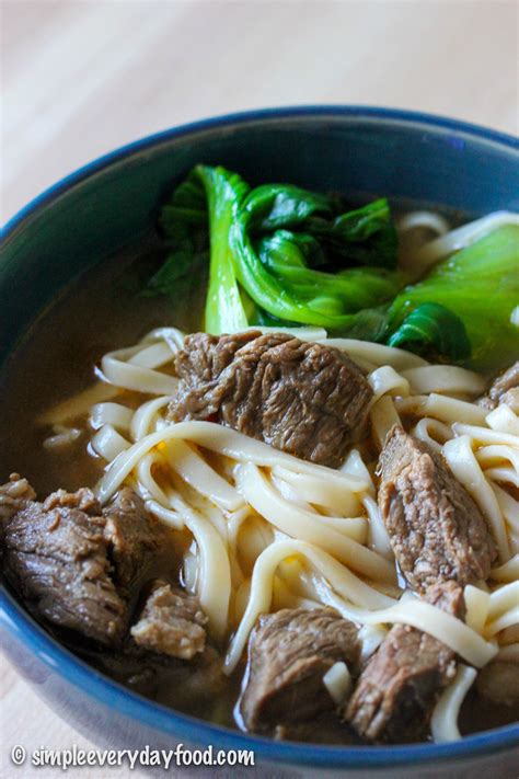 Taiwanese Beef Noodle Soup Simple Everyday Food
