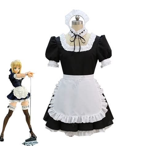 Buy Game Fate Stay Night Saber Cosplay Costume Girls