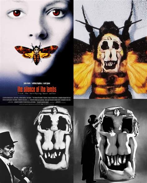 In The Silence Of The Lambs 1991 The Skull On The Movie Poster Is