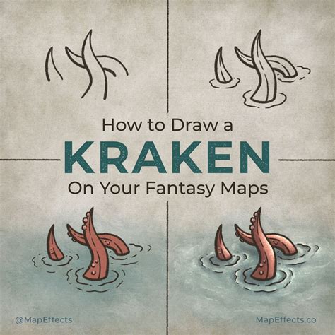 How To Draw A Kraken On Your Fantasy Maps MapEffects Josh Stolarz