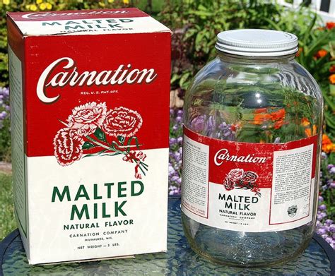 Carnation Malted Milk 1943 Vintage Packaging Malted Milk Milk