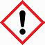 Harmful Irritant Exclamation Coshh Symbol Safety Sign  Self Adhesive