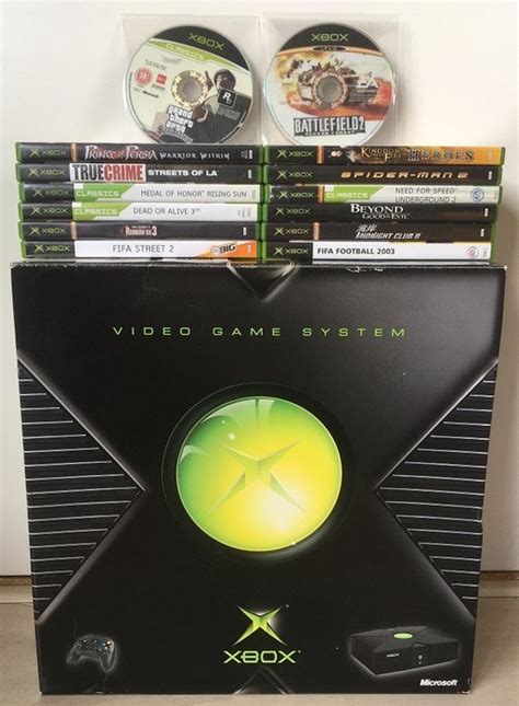 Microsoft Original Xbox Console 14 Games Dvd Kit And 2 Catawiki