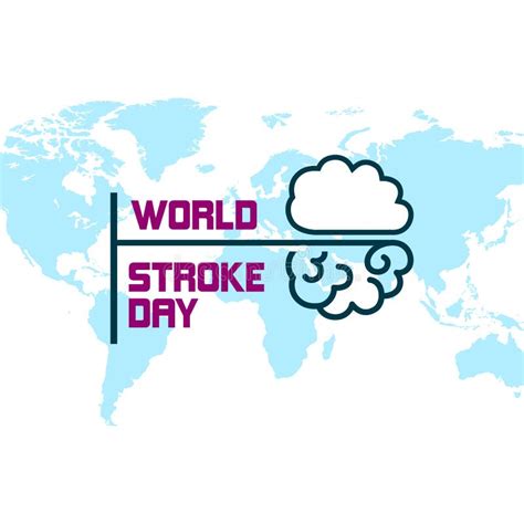 World Stroke Day Design Stock Vector Illustration Of Attack 156834377
