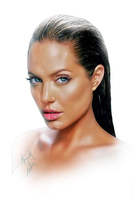 Angelina Jolie Celebrity Drawings Angelina Jolie Angelina Jolie