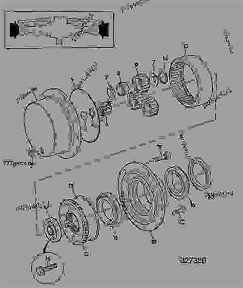 Hub And Components Aws Rear Axle 45331800 45333490 Construction