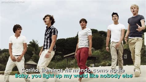 One Direction What Makes You Beautiful Lyrics Español Video