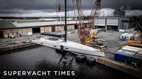New Images Of The 34m Baltic 111 Sailing Yacht Raven Preparing For Her